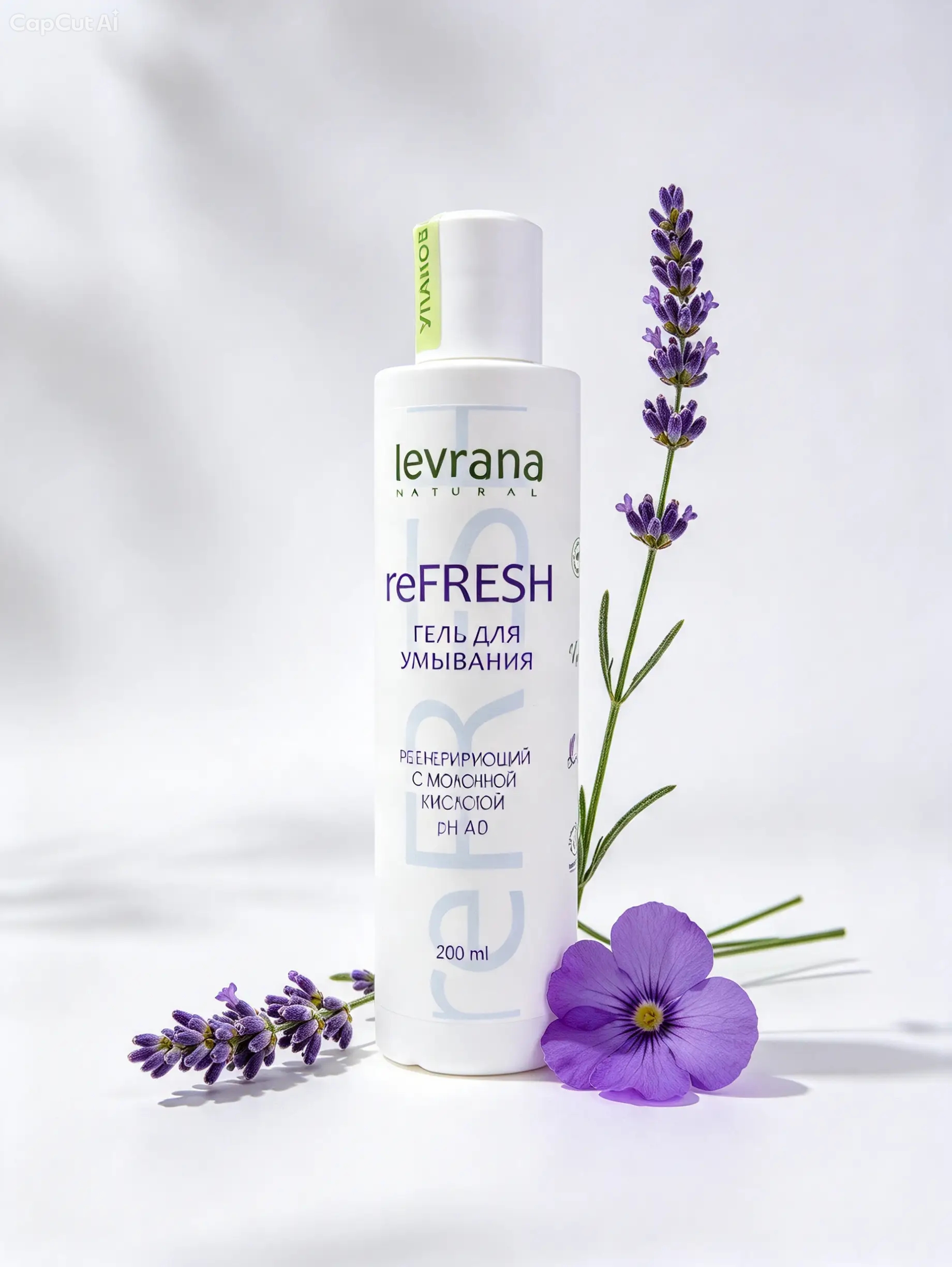 Гель для умывания ReFresh, 200 мл, регенерирующий с молочной кислотой рН 4.0
