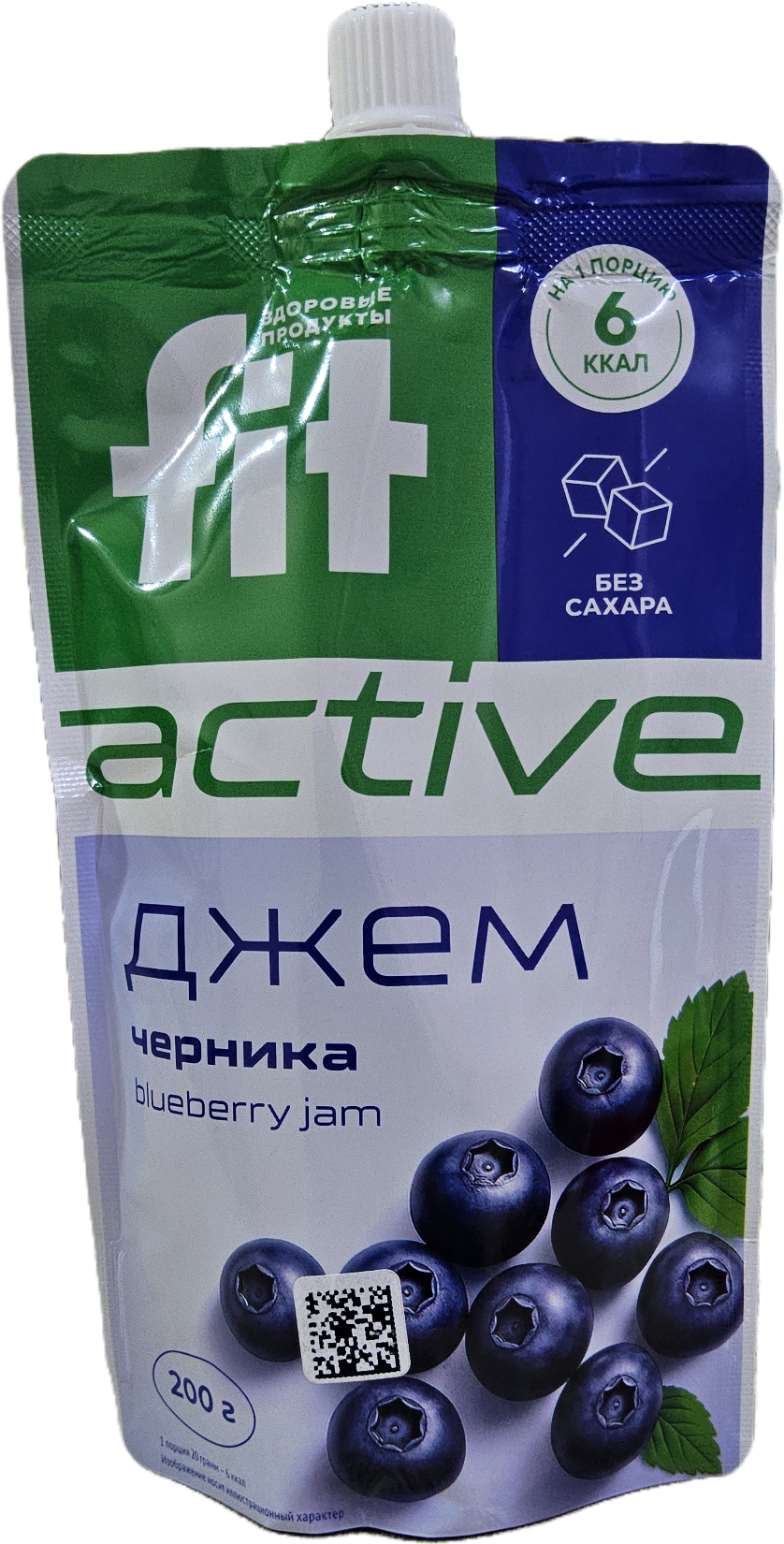 Джем Черника Fit Active 200 гр.