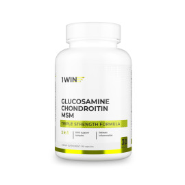 1WIN / Хондроитин+Глюкозамин+ МСМ, Glucosamine+ Chondoitine+MSM, 90 капсул