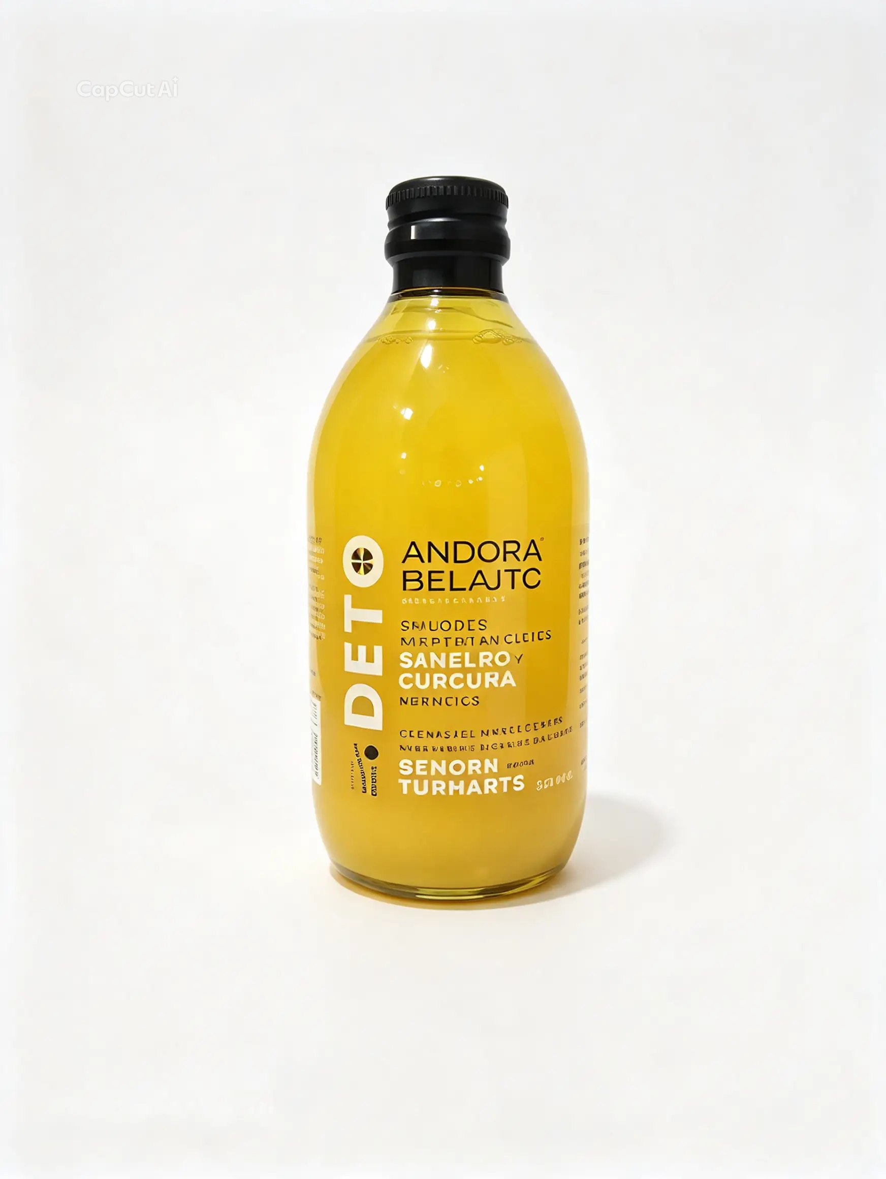 Уксус яблочный "DETO ANDREA MILANO", кислотность 5% organic с имбирем и куркумой нефильтрованный 500 мл Италия