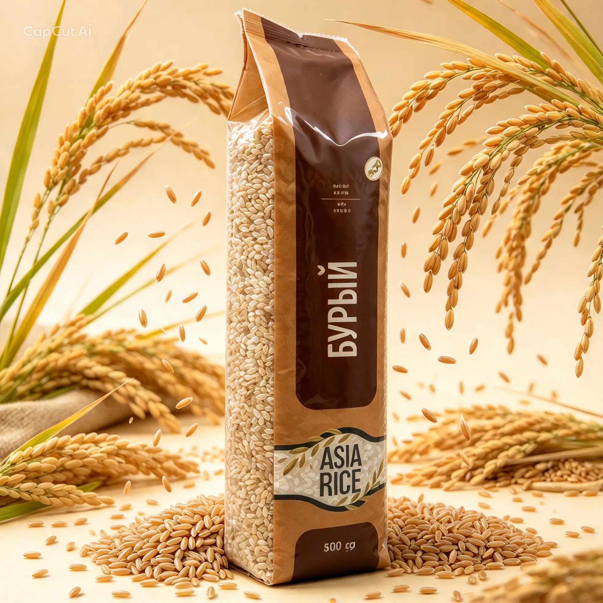 Рис бурый Asia Rice, 800 гр