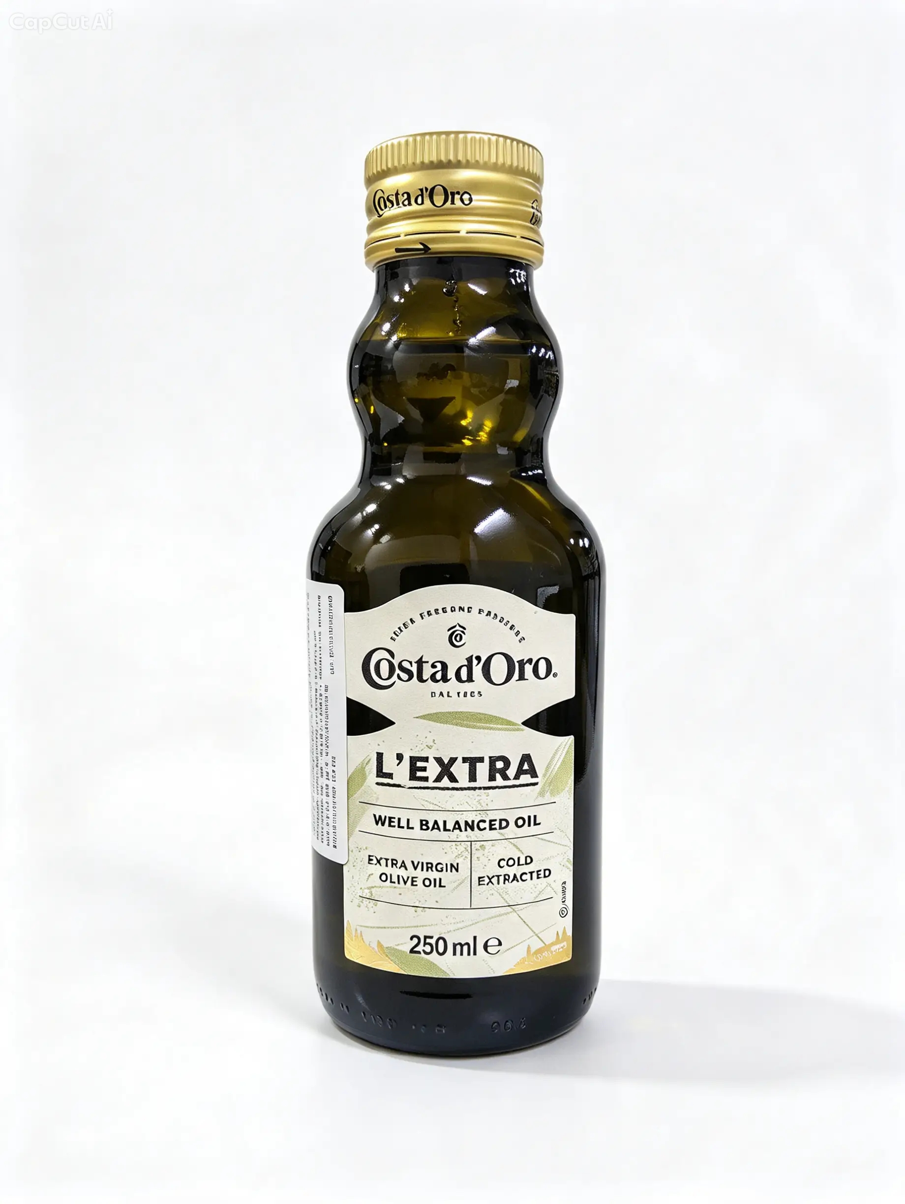 Масло оливковое Costa d'Oro extra virgin, нерафинированное, 250 мл. Италия