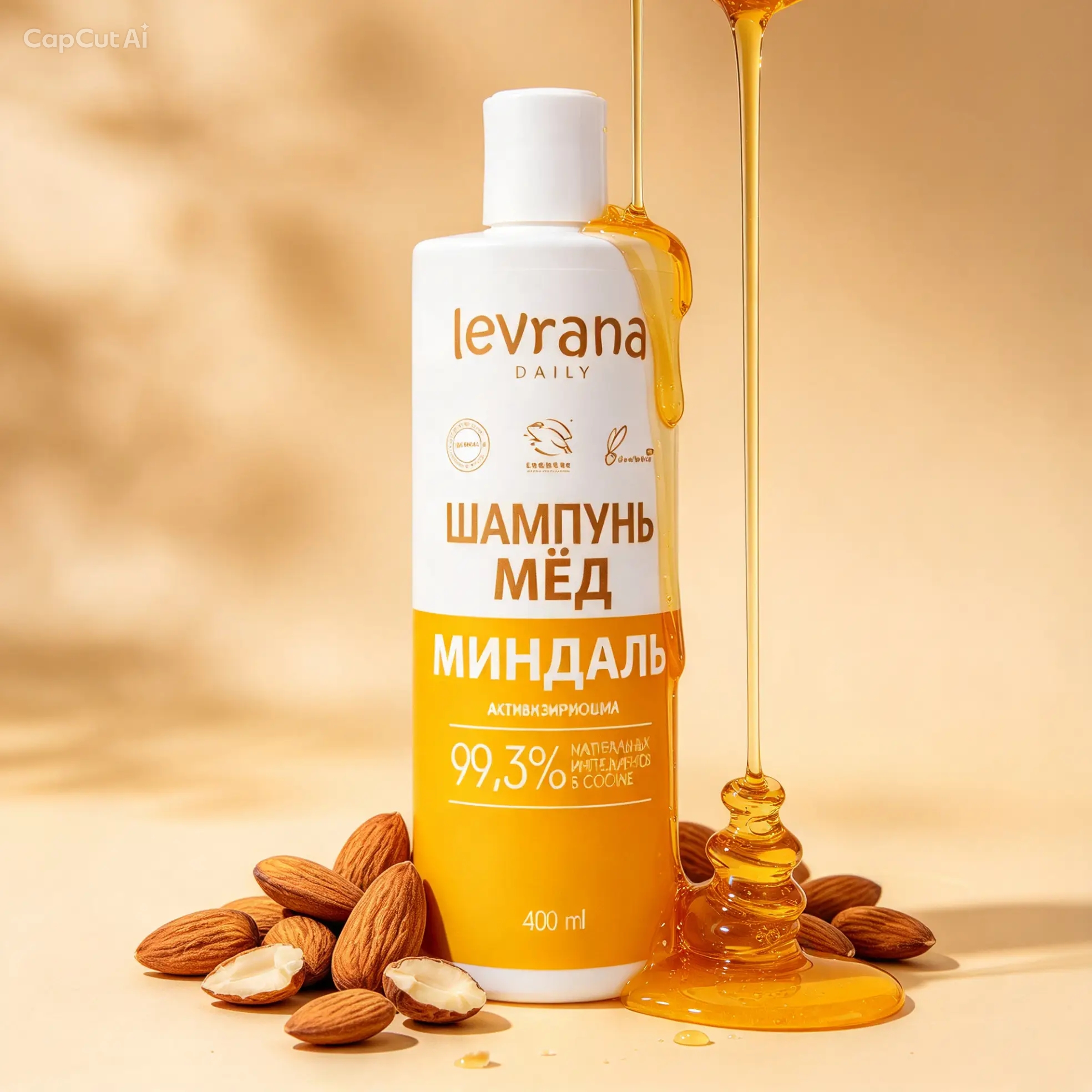Шампунь Мед и миндаль 400 мл