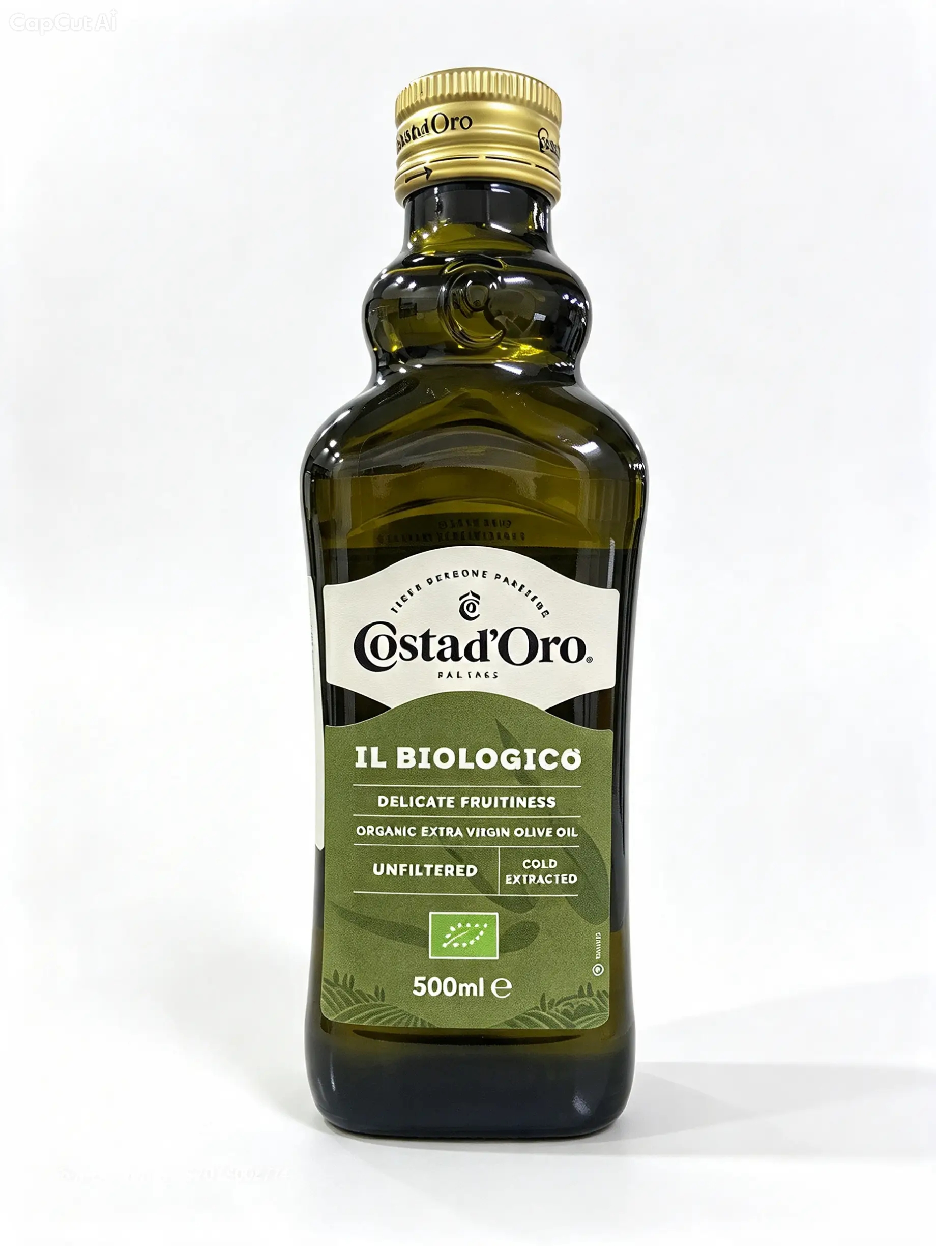 Масло оливковое Costa d'Oro  extra virgin, Organic, 500 мл. Италия