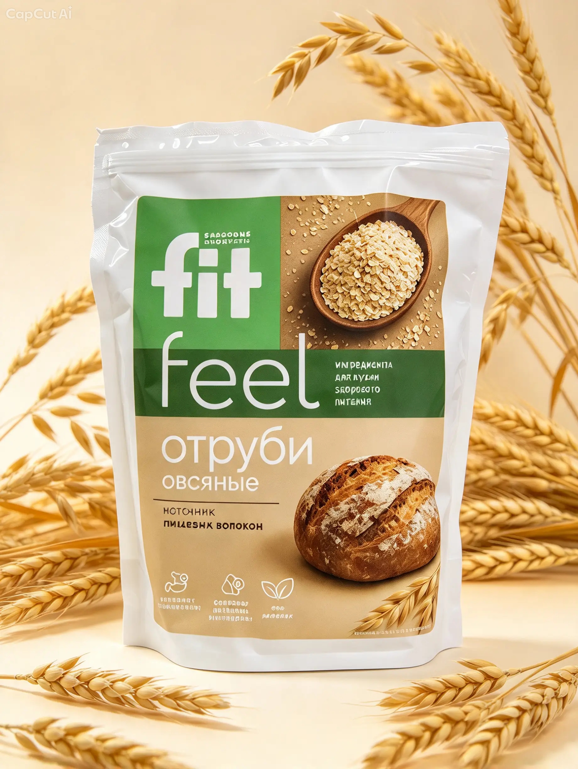 Отруби овсяные FIT FEEL 500гр Россия