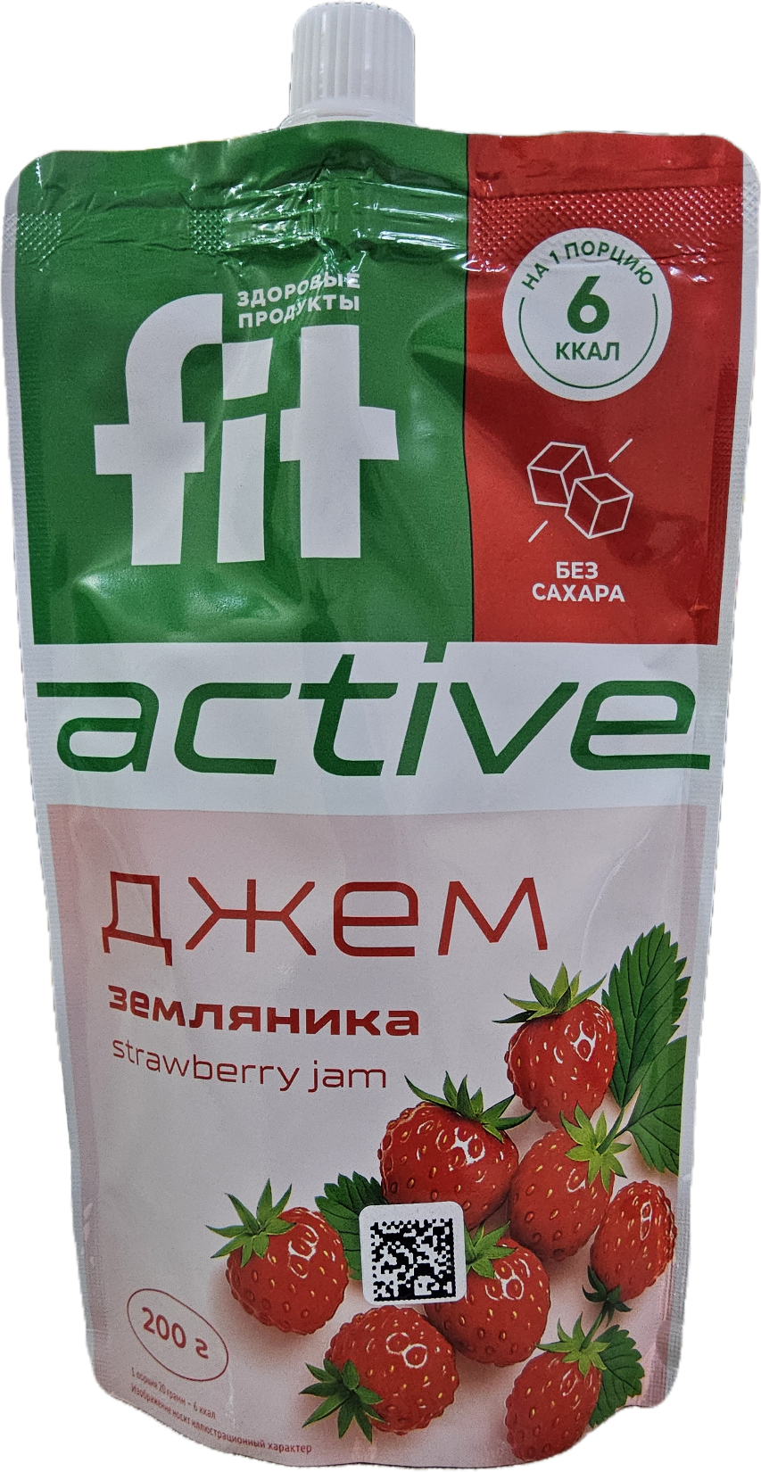 Джем Земляника Fit Active 200 гр.